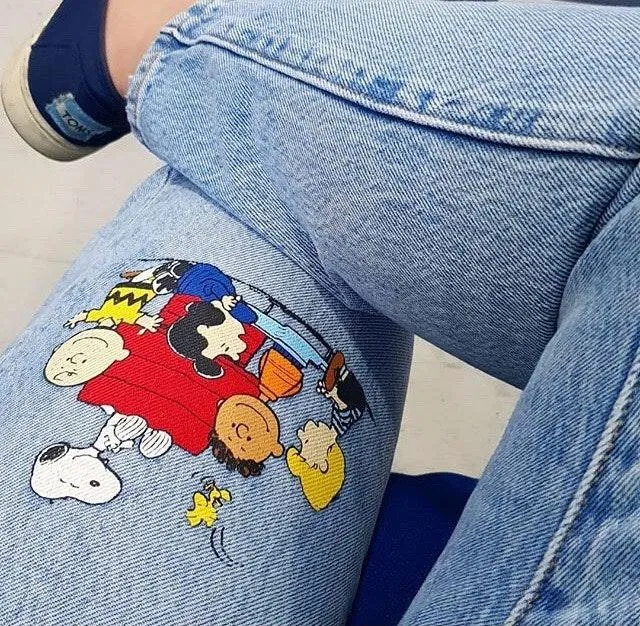 Levi’s  x Peanuts Collaboration 501 Original Jeans Size 26 - Image 4