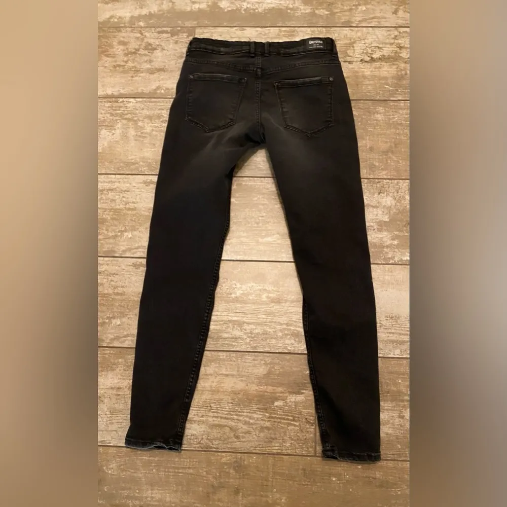 Bershka black jeans with patches - Image 6
