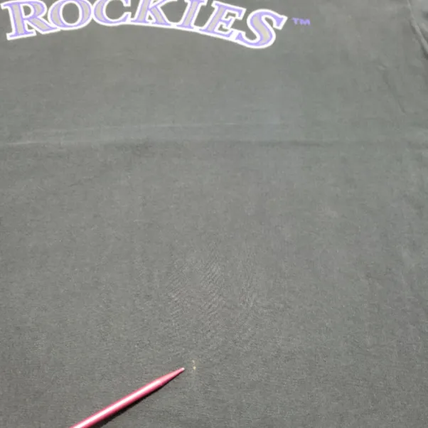 Colorado Rockies Shirt Size XL Jamey Carroll 1 Graphic Tee Graphic Print T-Shirt Unisex - Image 4