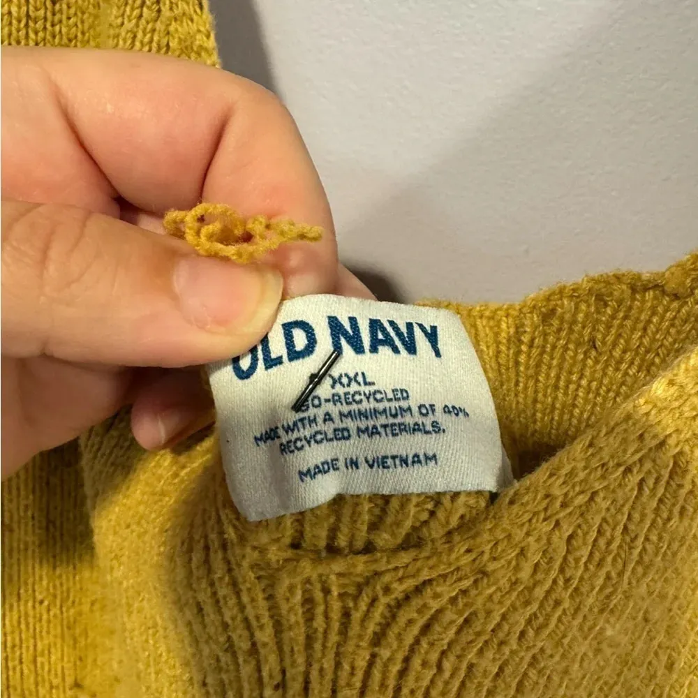 Yellow yarn old‎ navy tank top - Image 2