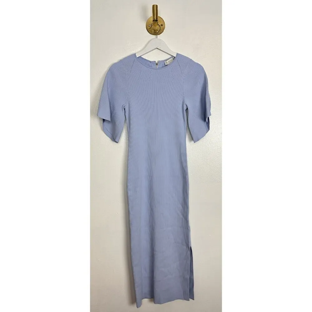 TED BAKER London Raelea Rib Sweater Dress in Light Blue Size 1 (fits like 4 US) - Image 4