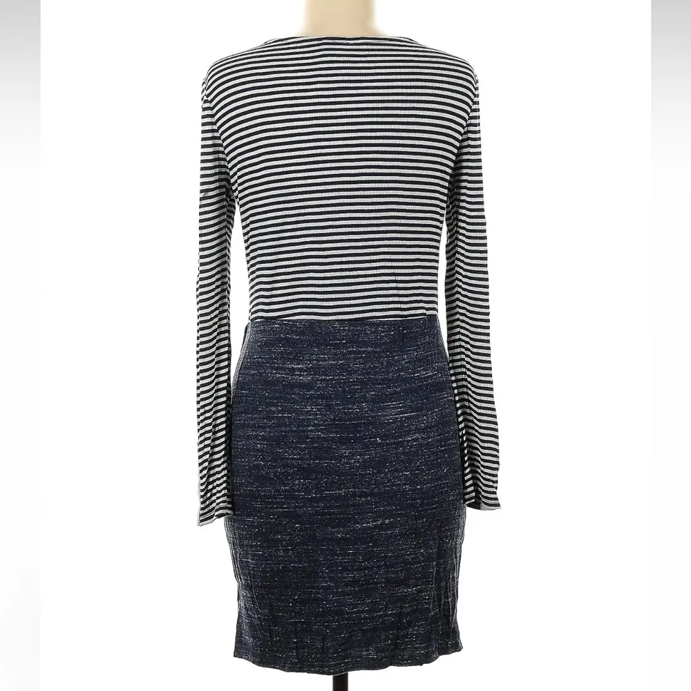 Anthropologie Dolan Left Coast Collection Striped Long Sleeve Dress Size Medium - Image 5