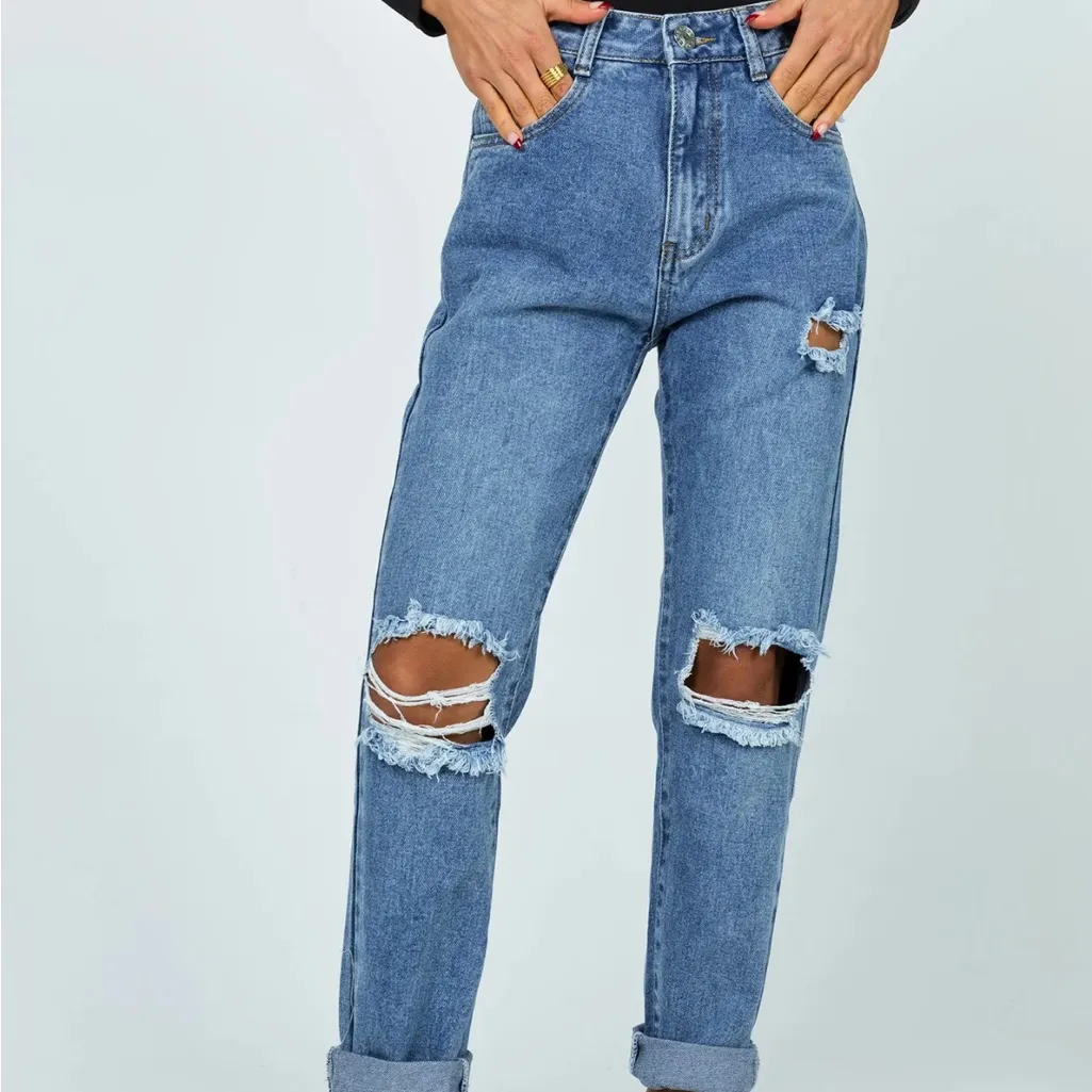 Princess Polly Mid Wash Hayden Jeans - Image 3