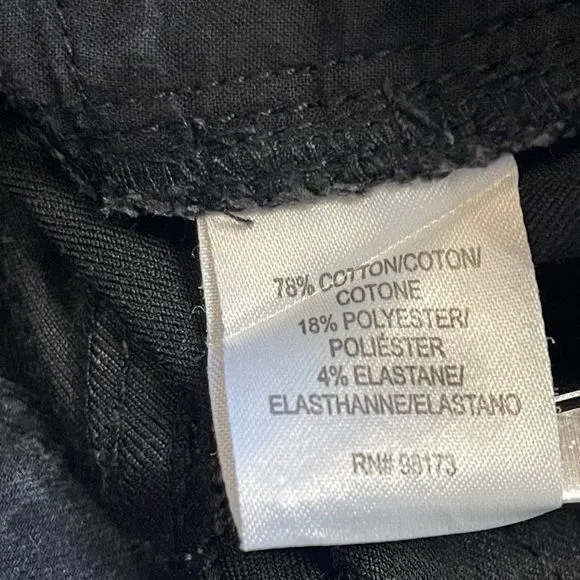 W by Worth‎ Women's Black Lightweight Cotton Blend Denim Skinny Jeans Size 2 - Image 10