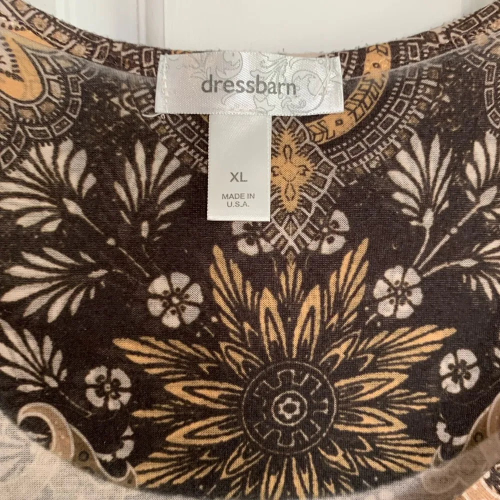 Beaded tank with side tie Tan Size XL - Image 4