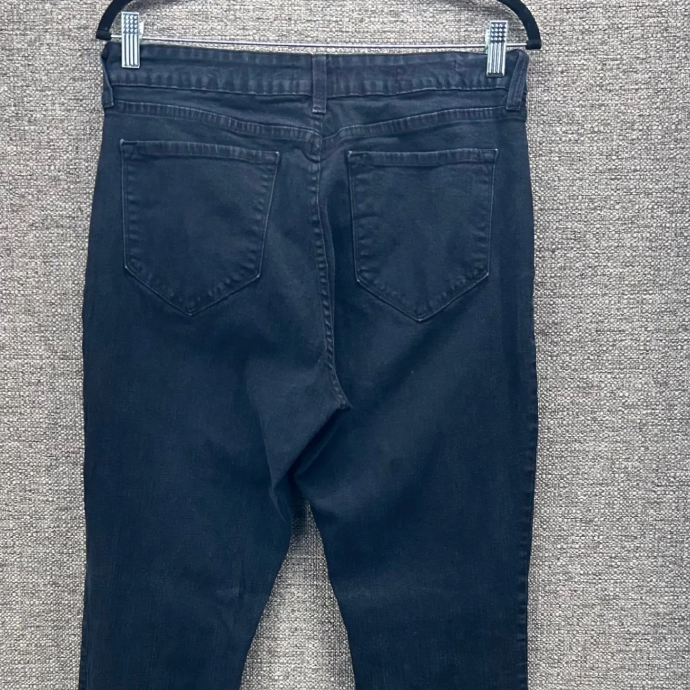 NYDJ Womens Jeans Size 14 Minimalist Capsule Timeless Sheri Slim Black USA - Image 3