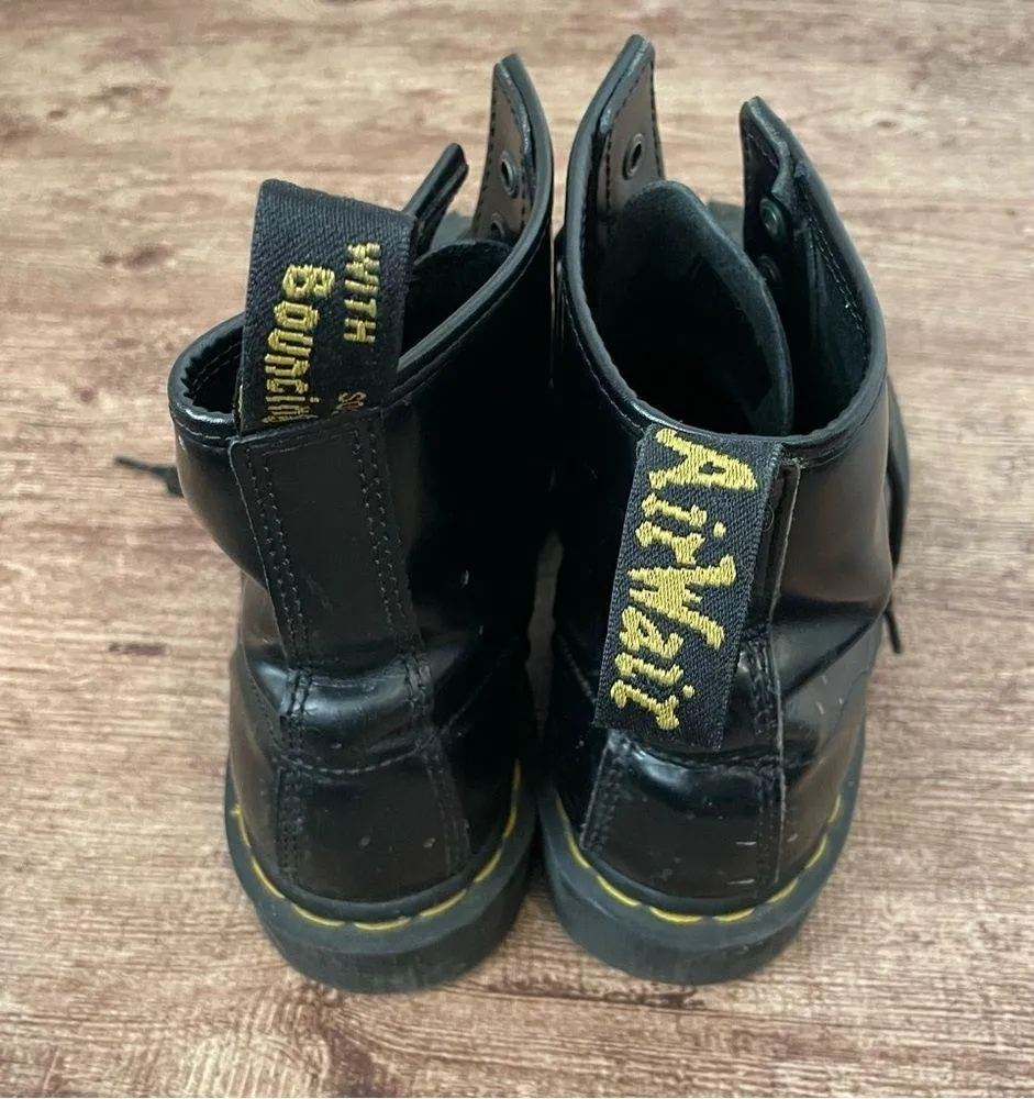 Dr. Martens 1460 Women's Smooth Leather Lace Up Boots Size 7 - Image 7