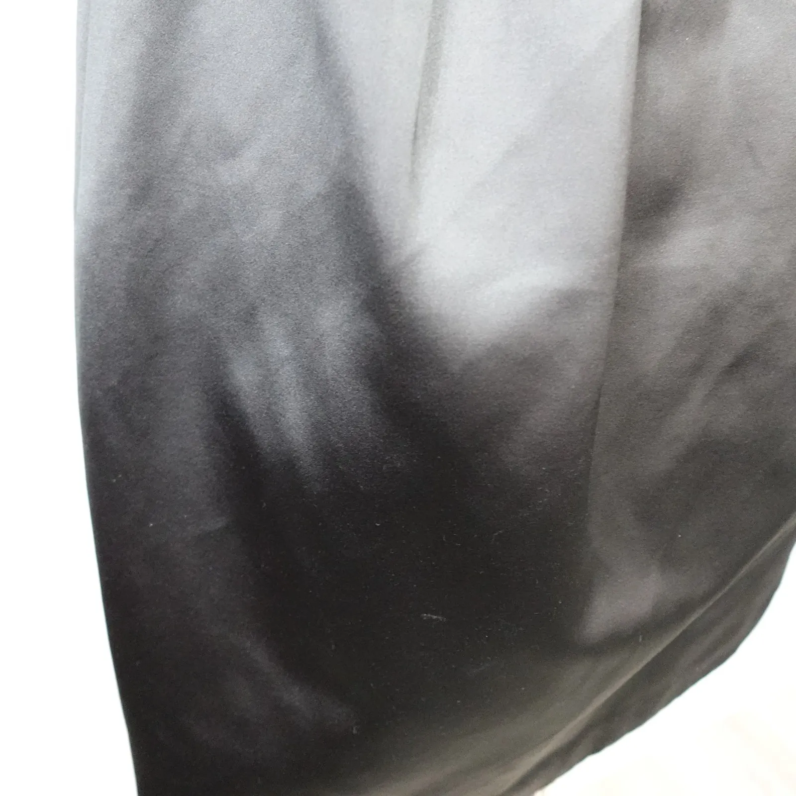 Theory Chanesa Black Velvet Satin Silk-Blend Strapless Mini Cocktail Tube Dress - Image 12