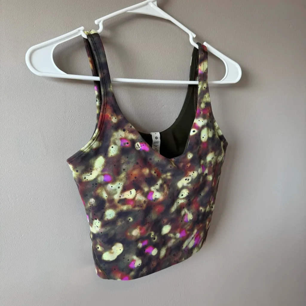 Lululemon Women’s Align Tank Splatter Pattern Size 6‎ - Image 4