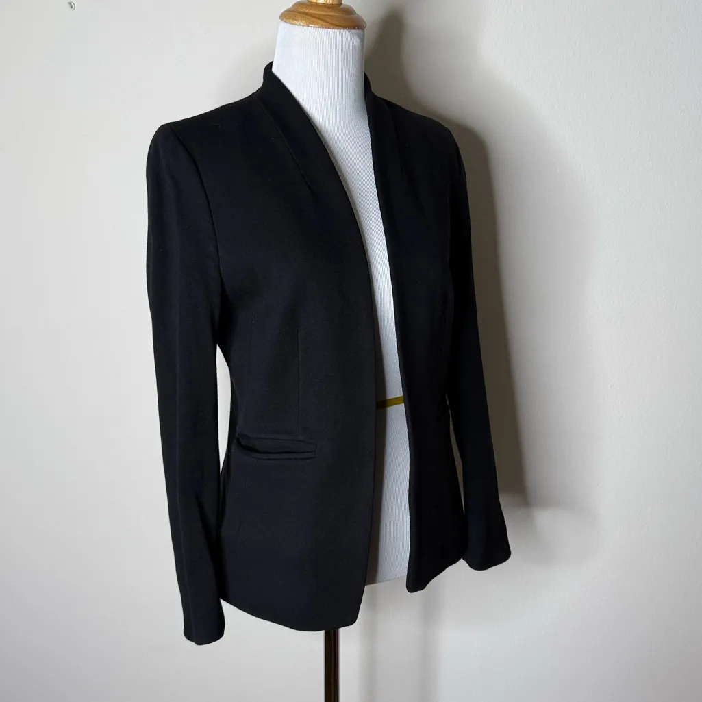J. Crew Black Stretch Twill Going Out Blazer - Image 3