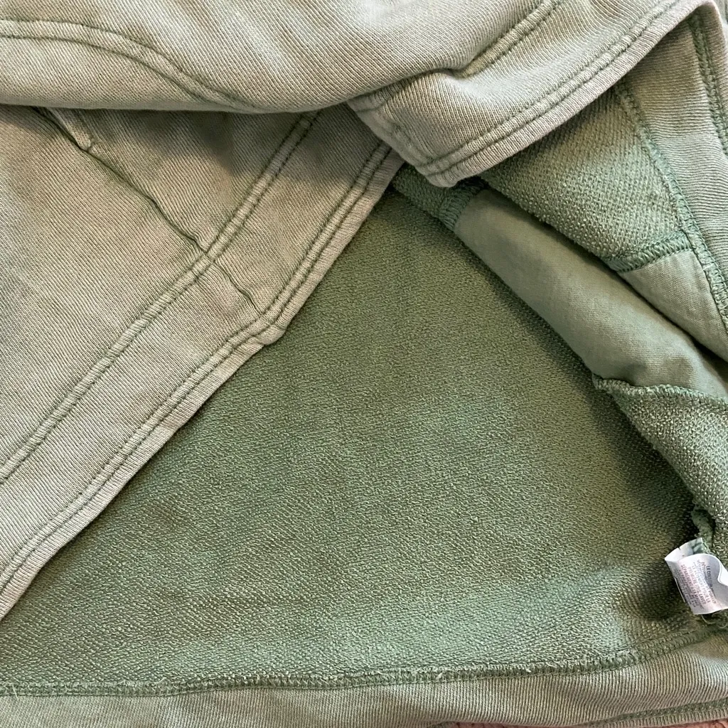 Aerie Size XS Oversized Green Hooded Pullover - Image 6