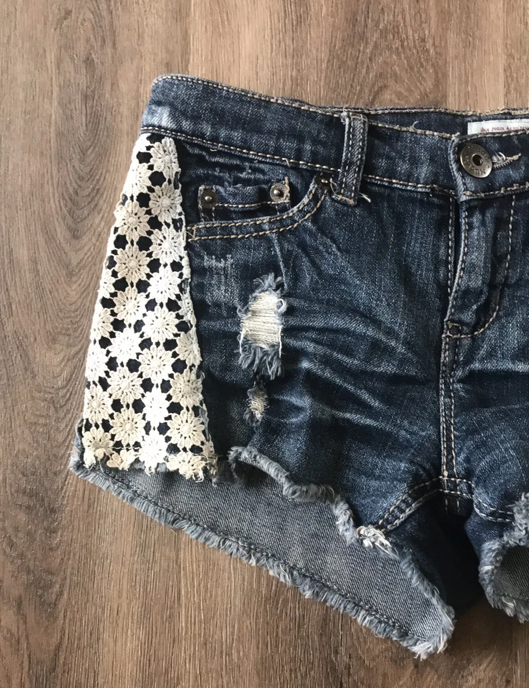 Mudd Denim Lace Shorts  - Image 3