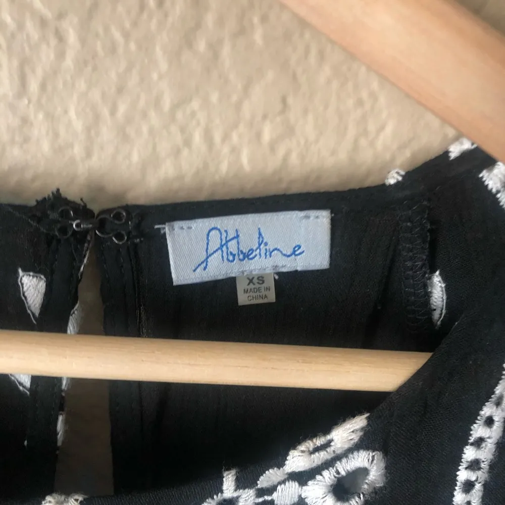 Abbeline cold shoulder embroidered open back top - Image 34