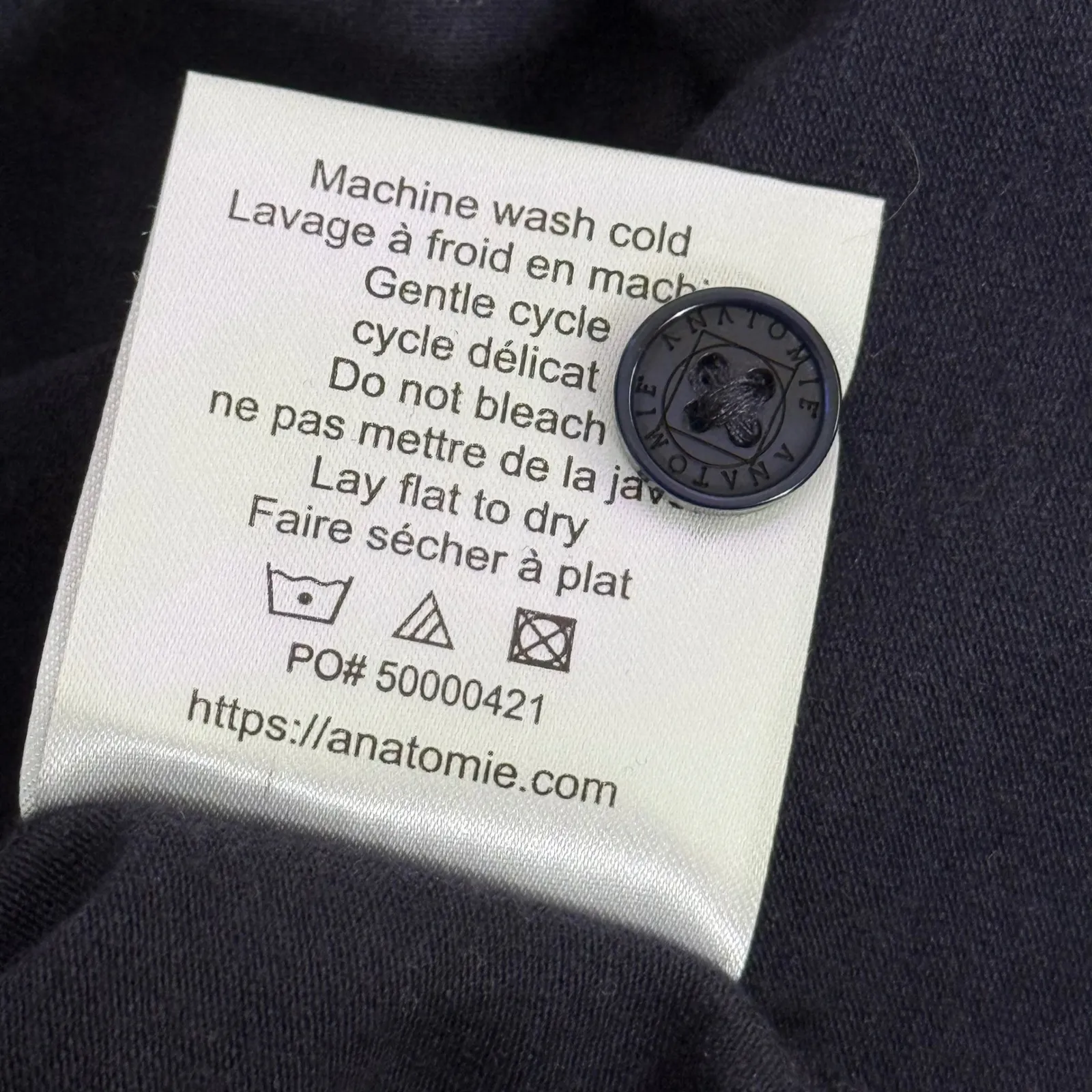 Anatomie Button Front Sleeveless Dress Size L Blue Travel Resort Wear Casual Size L - Image 7