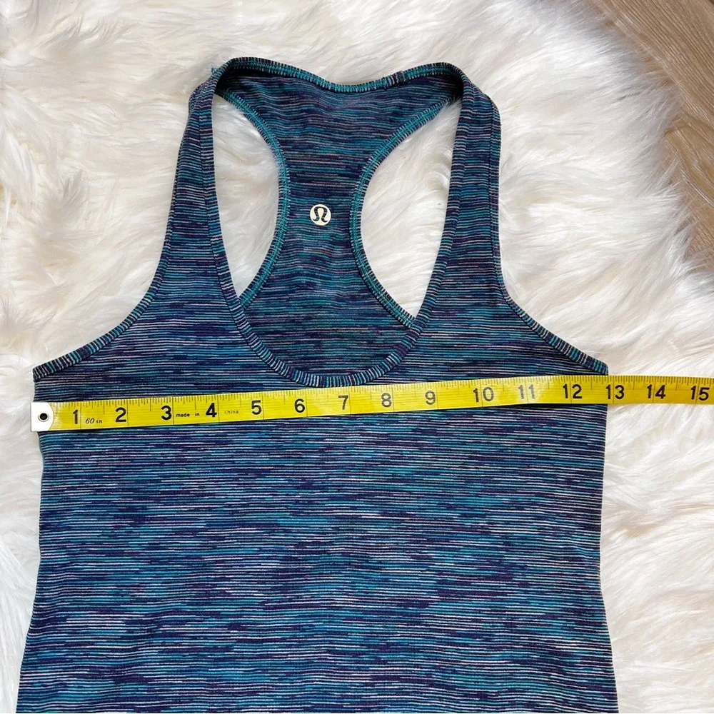 Lululemon Space Dye Reversible Racerback Tank. Size 4 - Image 5
