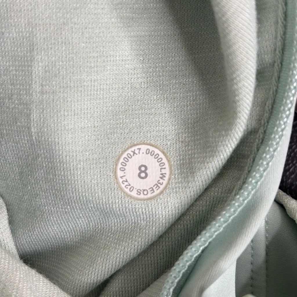 Lululemon Nulux UVP Run Jacket Delicate Mint size 8 - Image 4