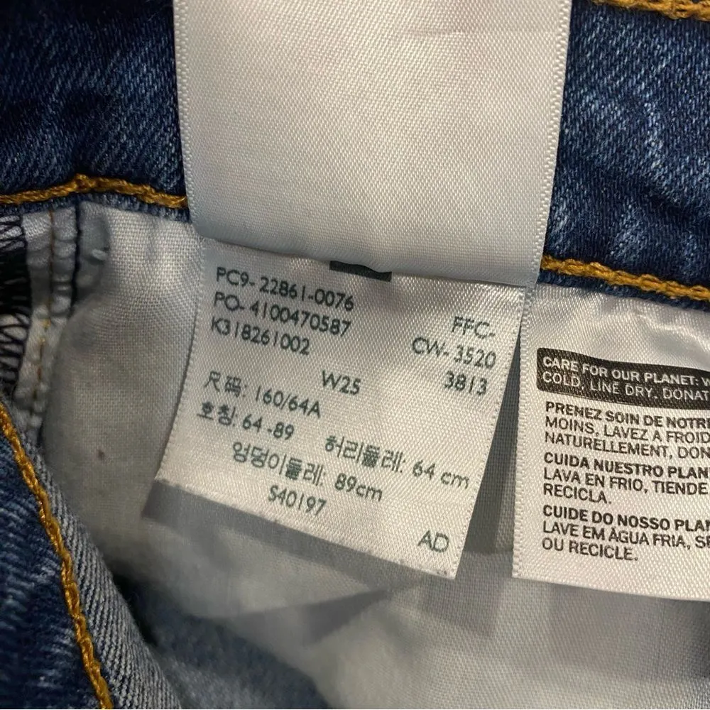 Levi’s Wedgie Icon Fit Ankle Jeans in Life’s Work Dark Wash - Image 14