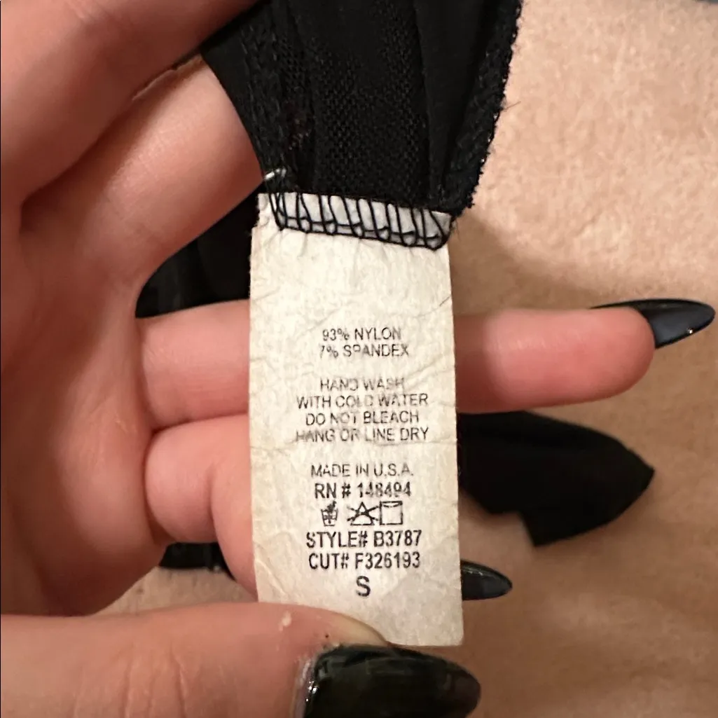 Windsor Black Mesh See Through Bodysuit - Image 5