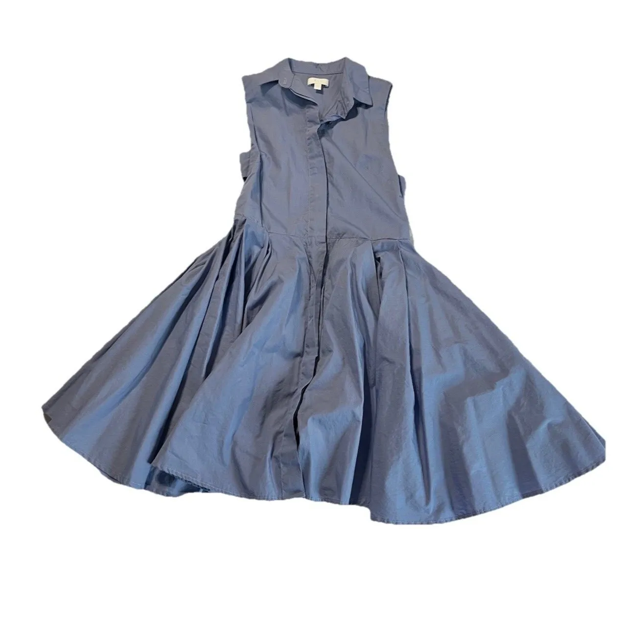 Revolve a.c.e Jules Pleated Dress Blue Size X - Image 4