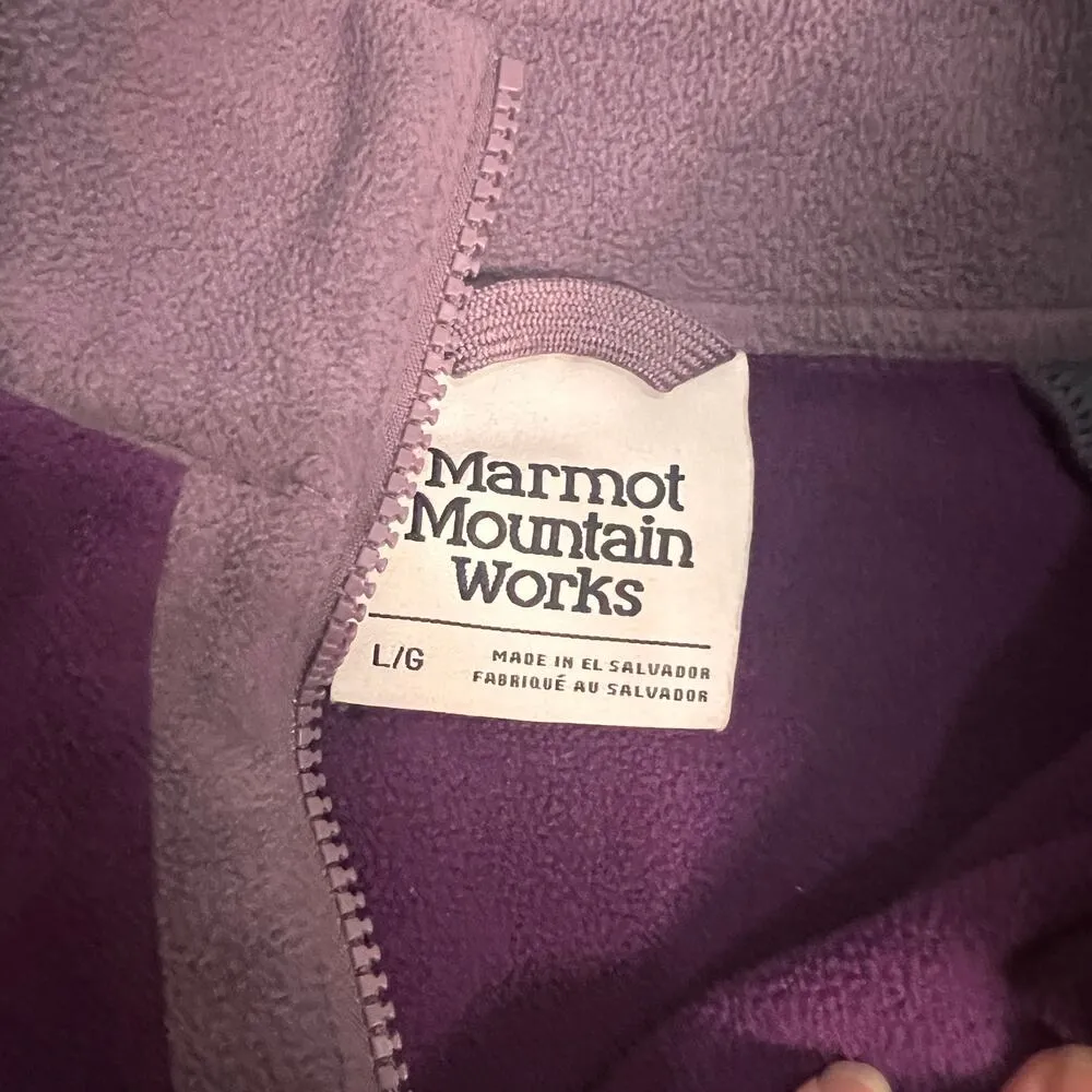 Marmot Women's 1/2-Zip Retro Rocklin Fleece Jacket Size Large - Image 3