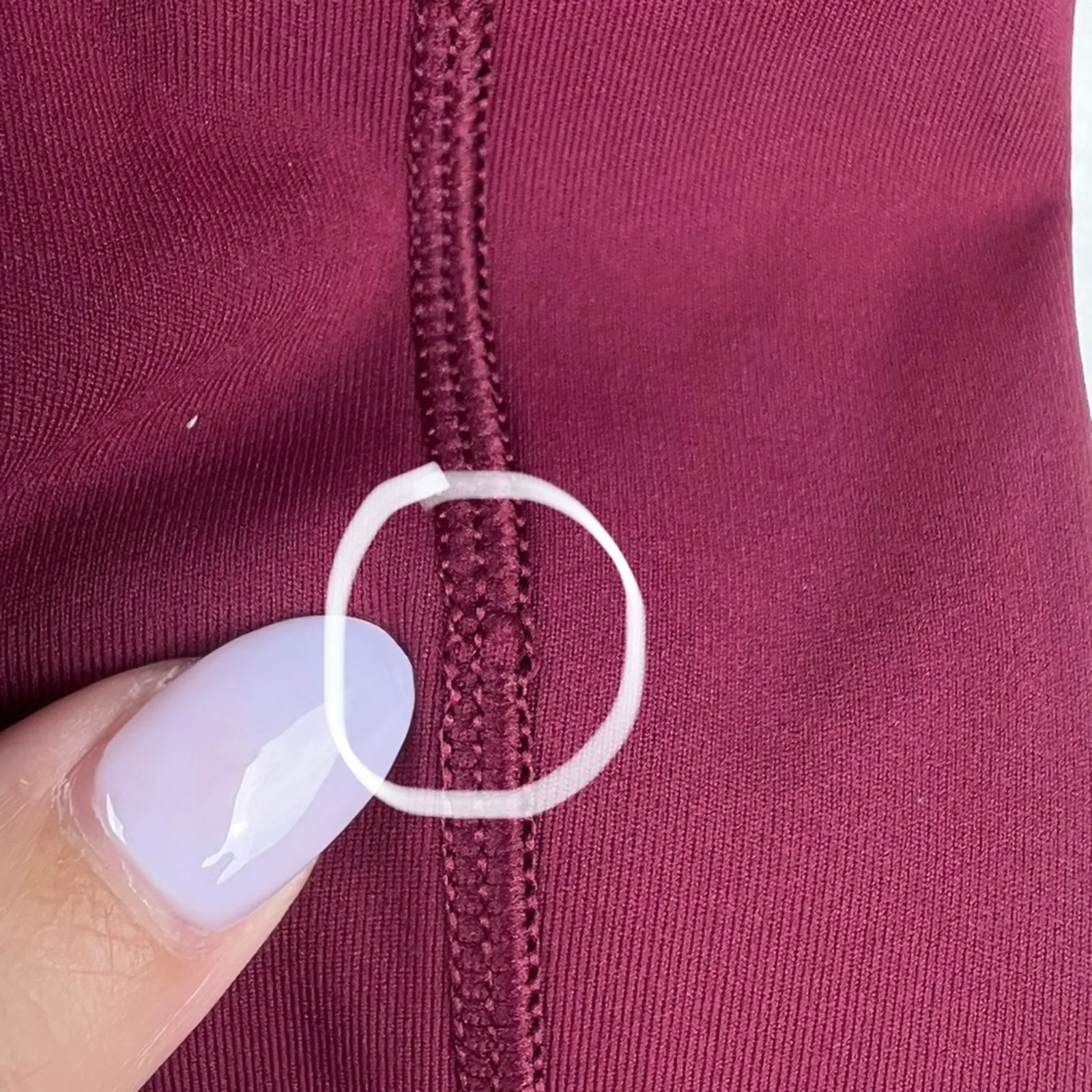 Lululemon Speed Up Crop Leggings 6 Ruby Wine W6AL7S - Image 4