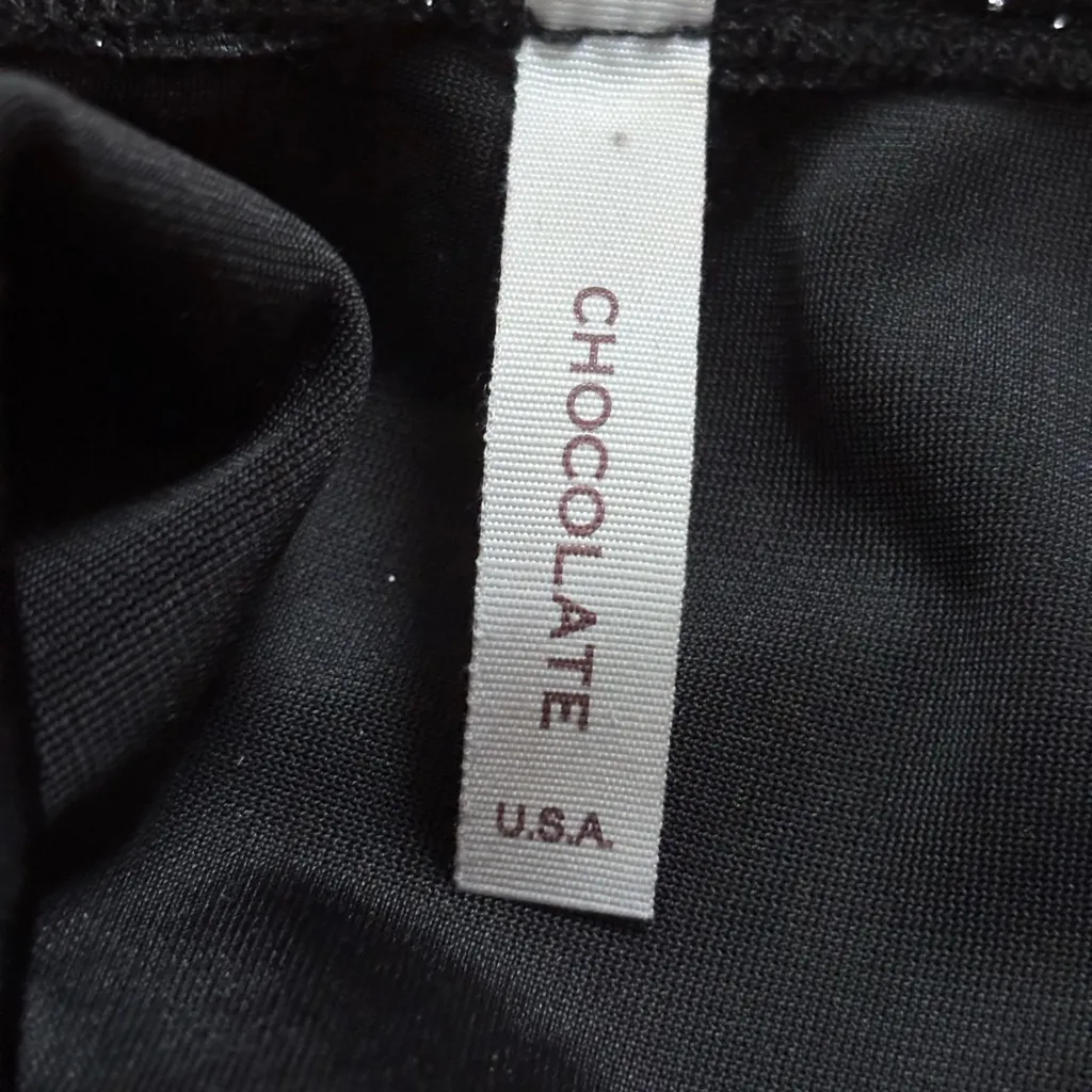 Chocolate Black Sparkle Women’s Tank Top Size L Size L - Image 3