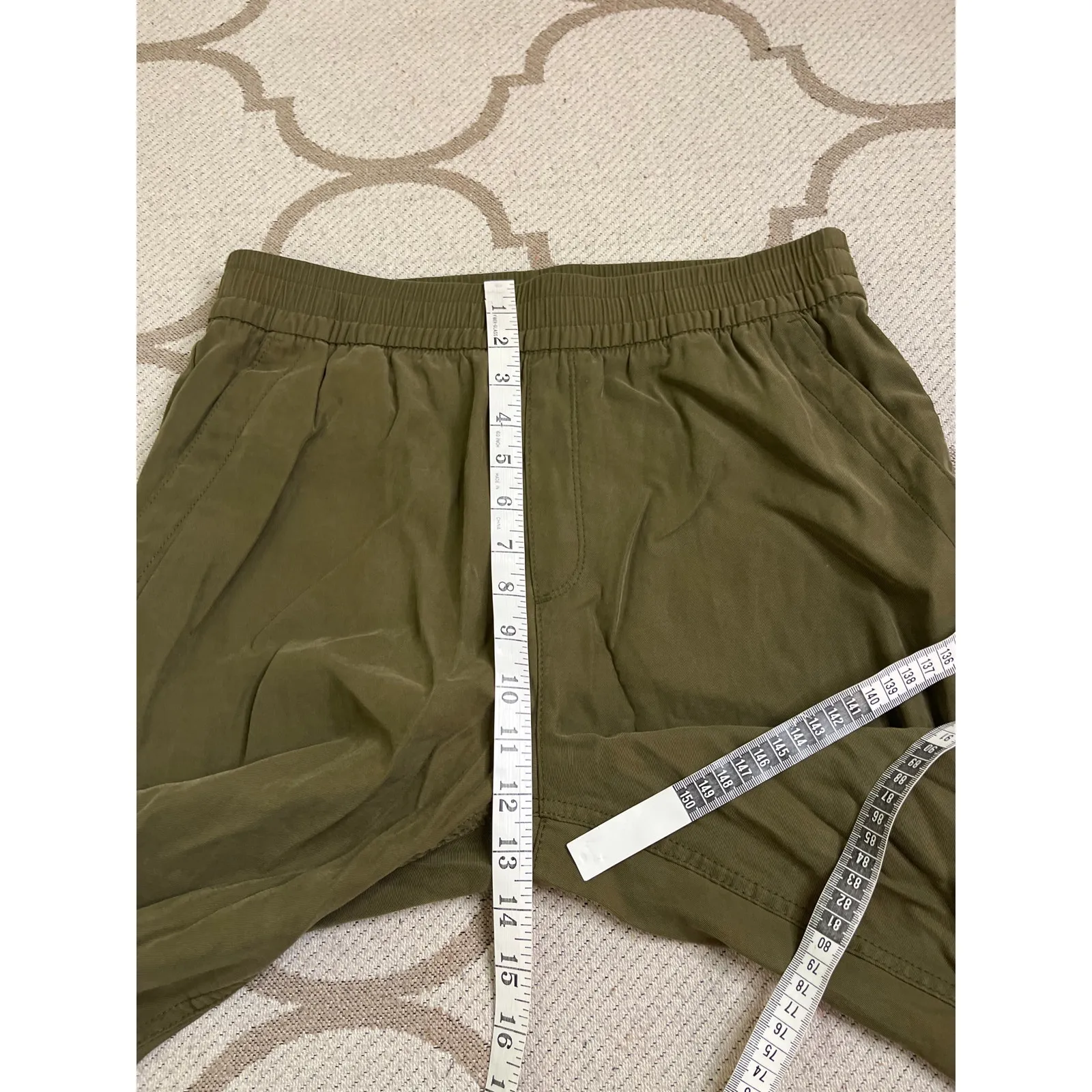 Old navy High-Waisted Twill Jogger Pants
 pull on, arboretum, size medium - Image 8