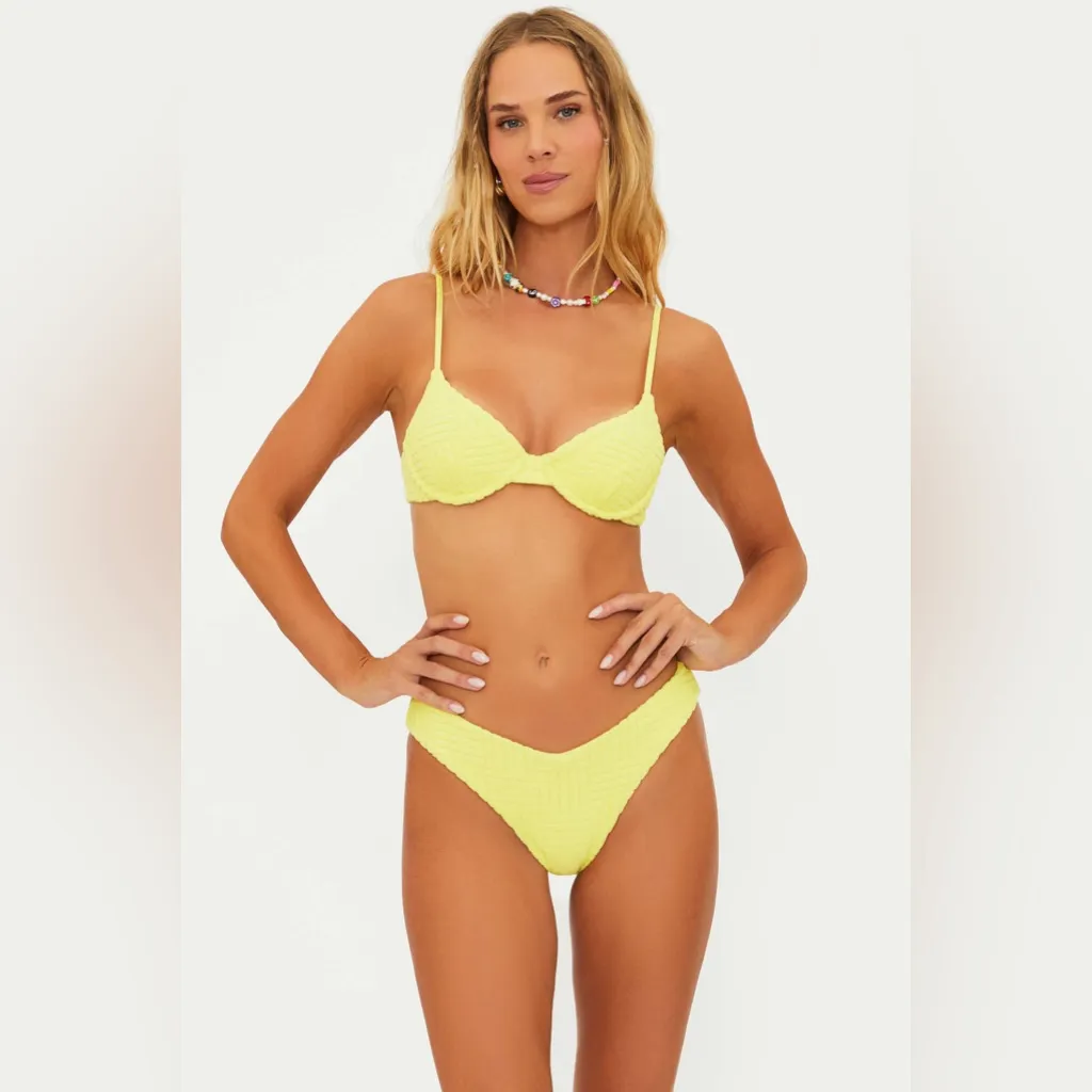 Beach Riot Vanessa Bottom Citrine Crush Terry, Size medium, $88 - Image 8