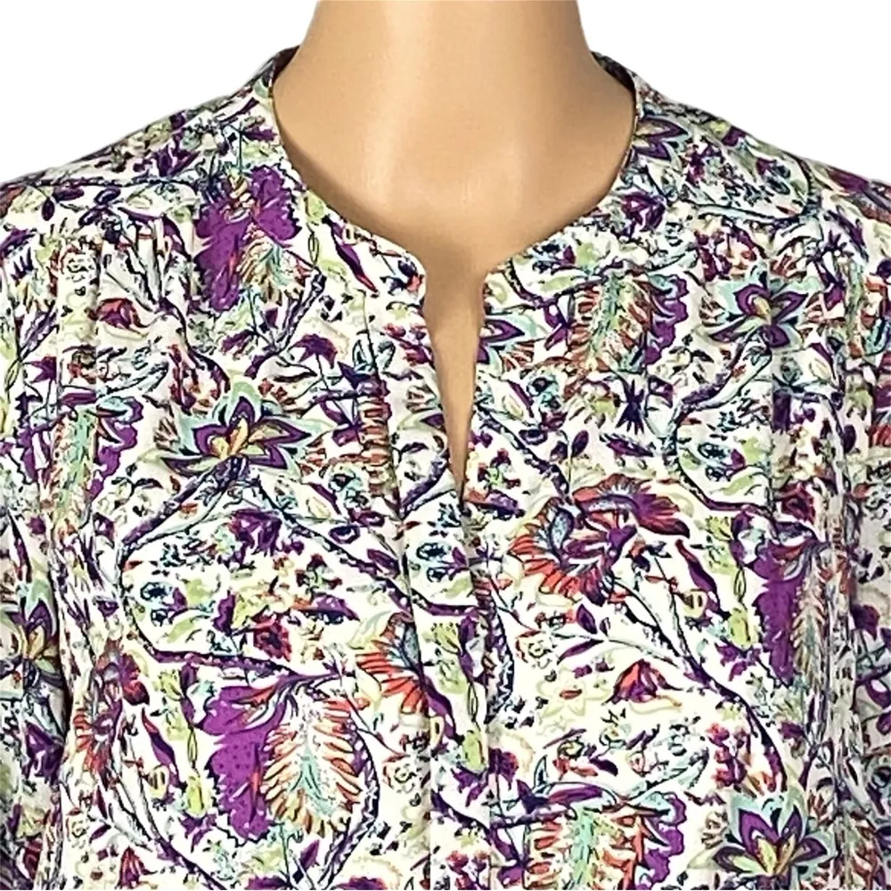 DANIEL RAINN colorful, abstract floral short dress with Pockets. Size XS. EUC - Image 2