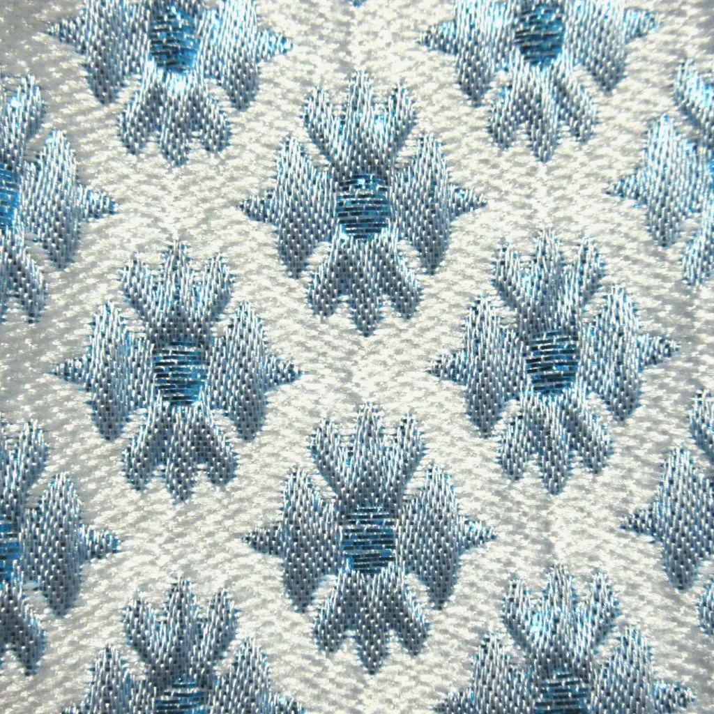 NWT Hill House Ellie Nap in Blue White Brocade Snowflake Smocked Midi Dress XL - Image 5