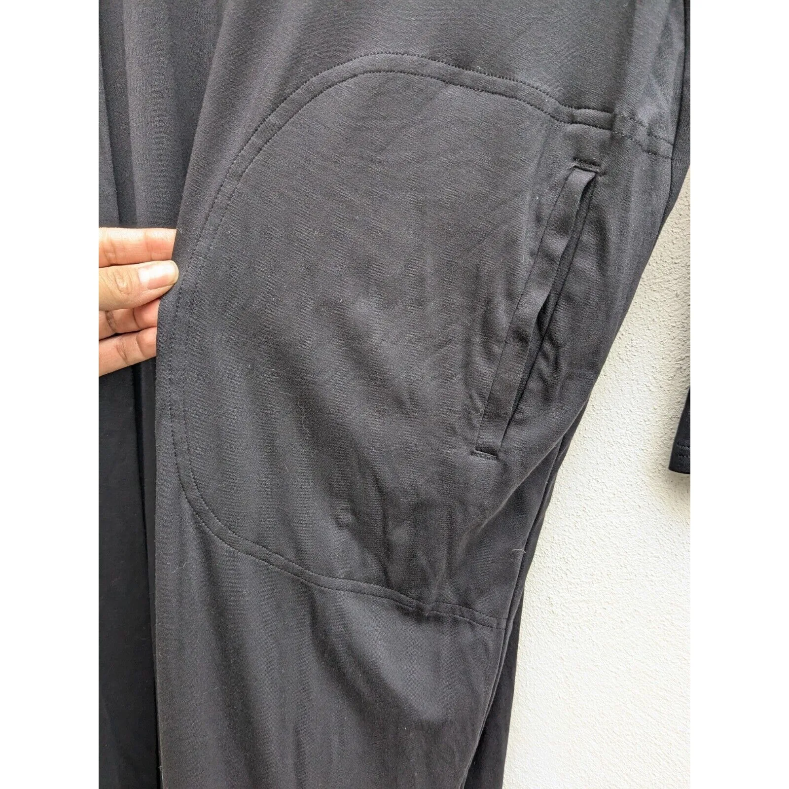 Athleta Modal Robe Black XXS Long Cardigan Sleep Pajama Womens Retail $129 - Image 4