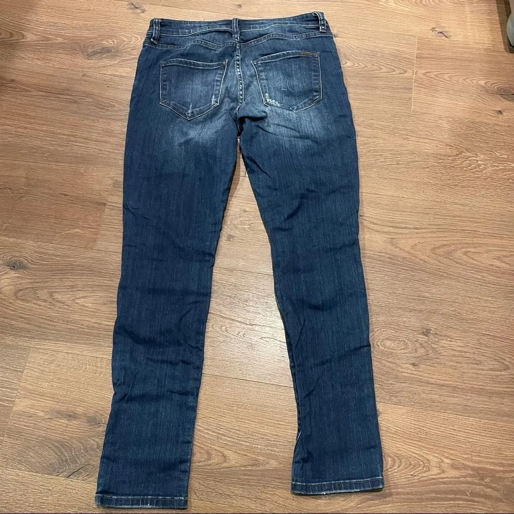 STS Blue Taylor Tomboy Embroidered Distressed Jeans Boho Floral Relaxed Size 27 - Image 8