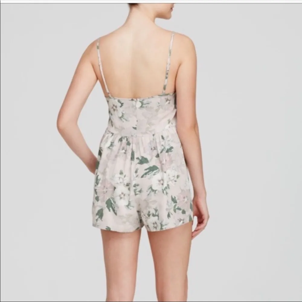 BB Dakota floral romper in soft pink size 4 - Image 2