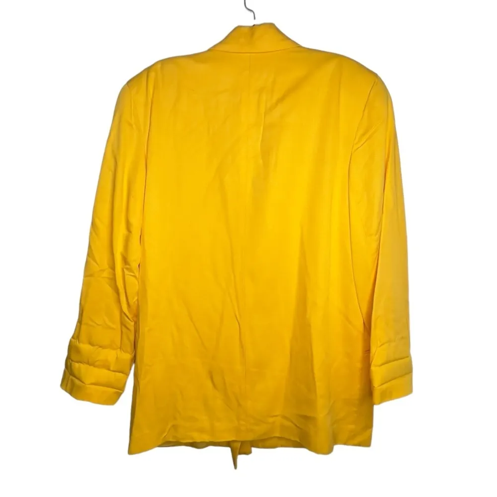 Vintage Gianni Sport Yellow Blazer‎ Size 14 - Image 5