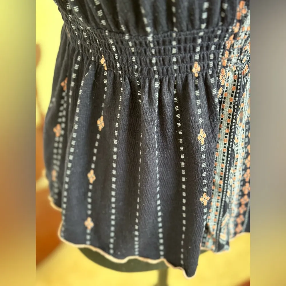 Striped Smocked-Trim Top - Image 6