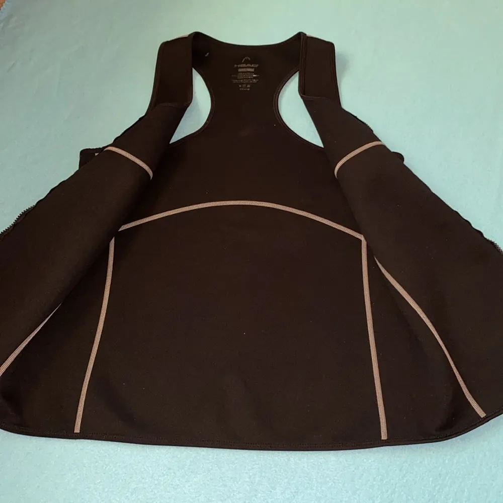 HEAD scuba workout active sauna sweat weight loss full zip up vest size XL - Image 4