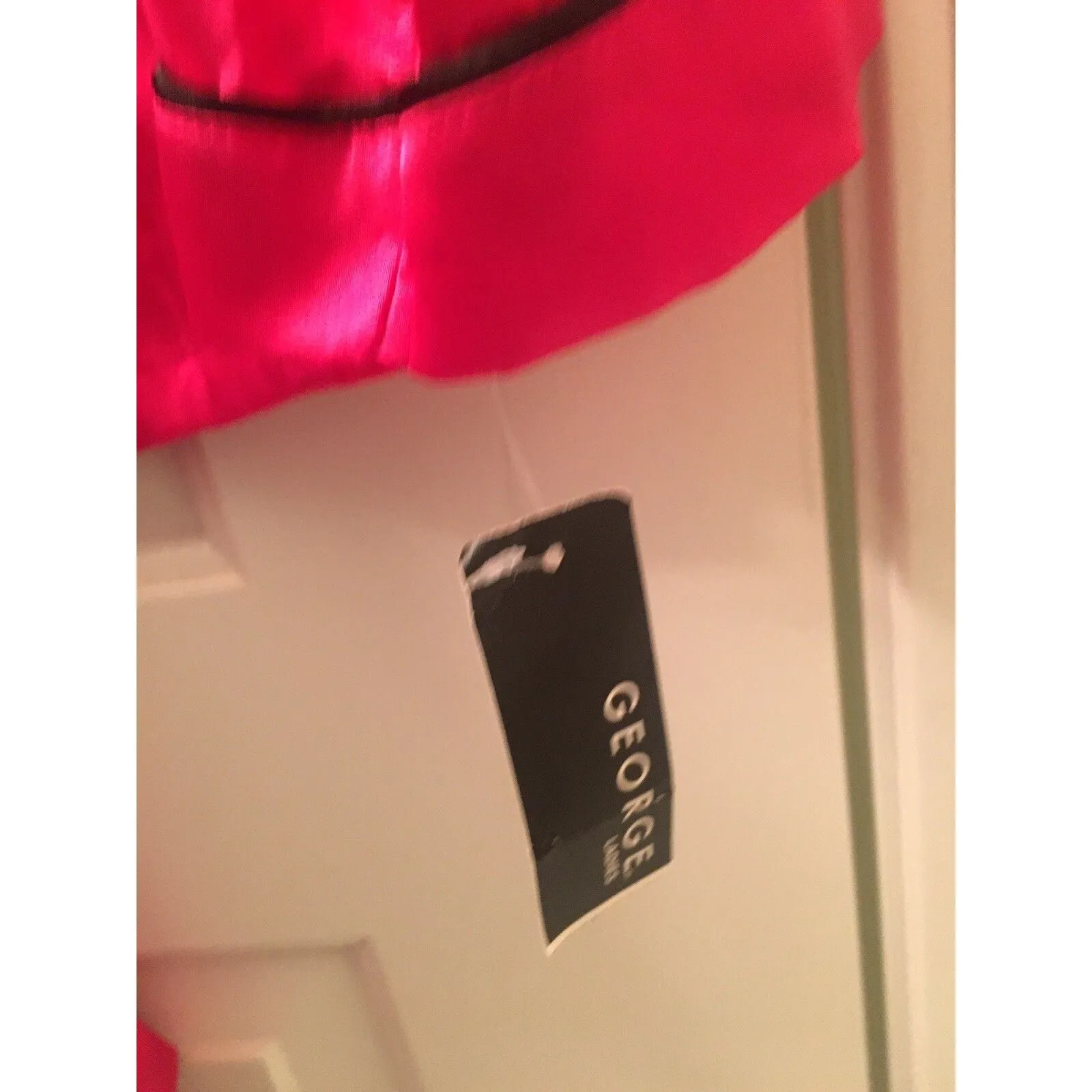 George Women's Satin 2 Piece Pajama Pant Set Top & Pants Sleep Size M 8 - Image 11