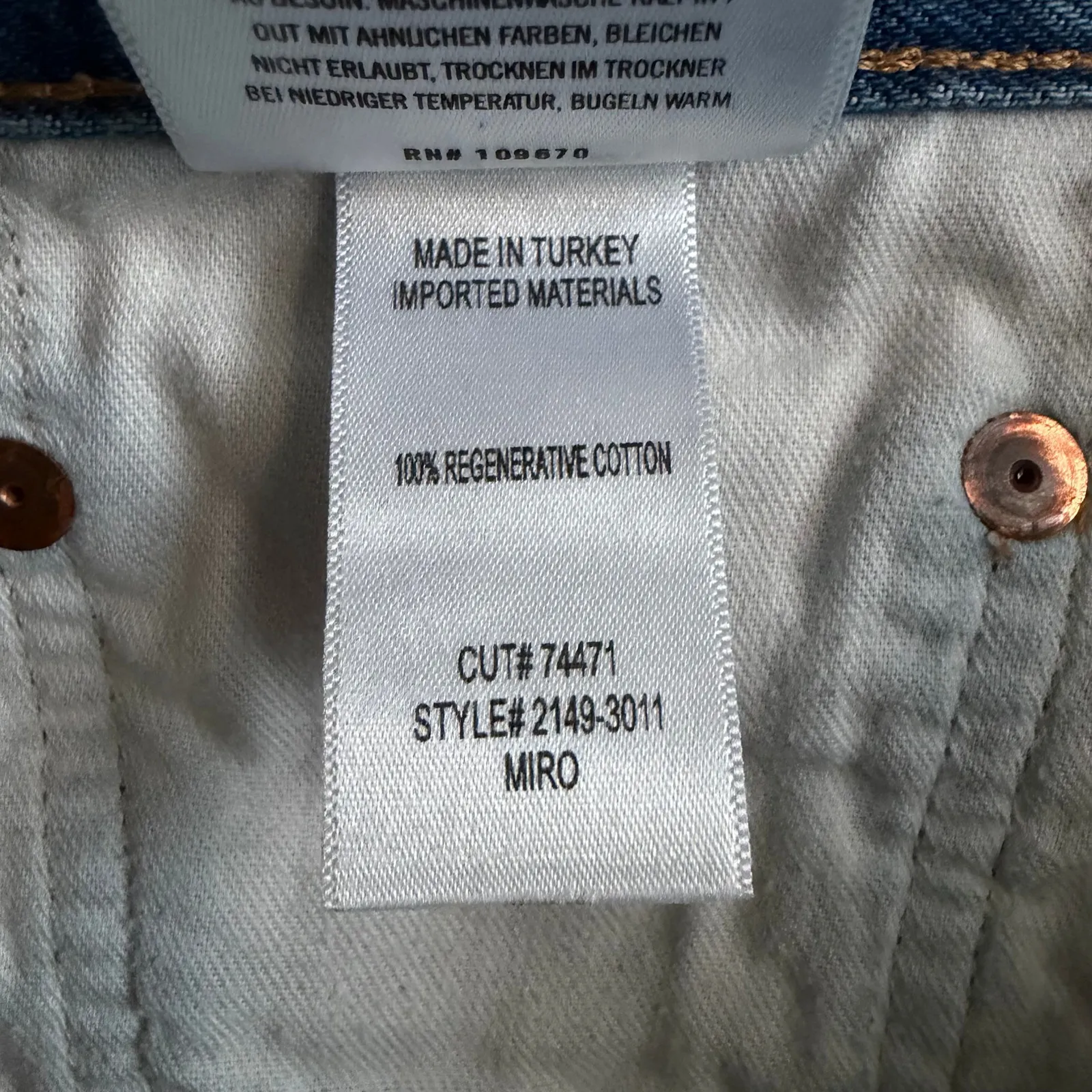 Citizens of Humanity Miro Relaxed Jeans in Pacifica Blue Size 30 Style 2149-3011 - Image 8