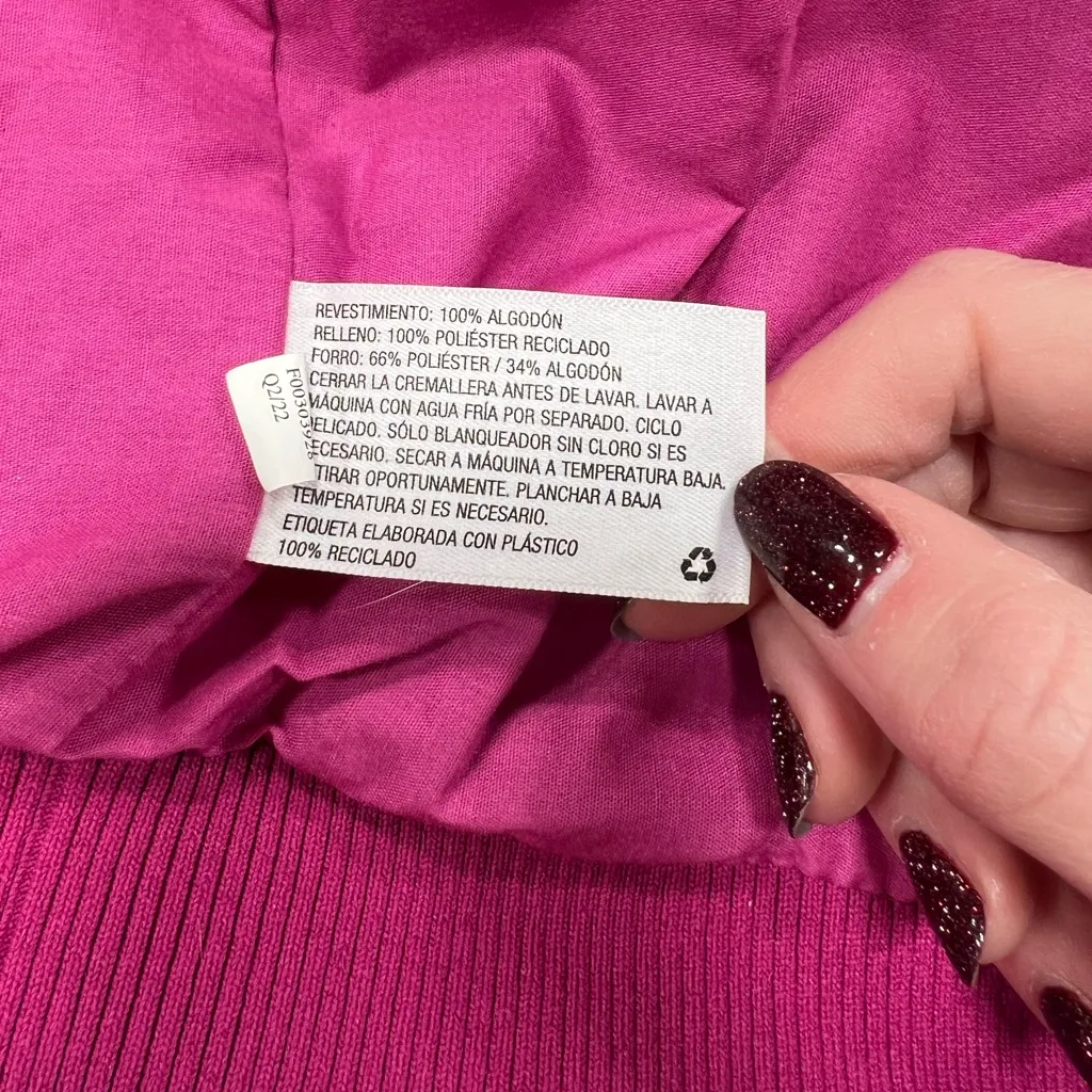 Wild Fable Quilted Bomber Jacket M - Image 10