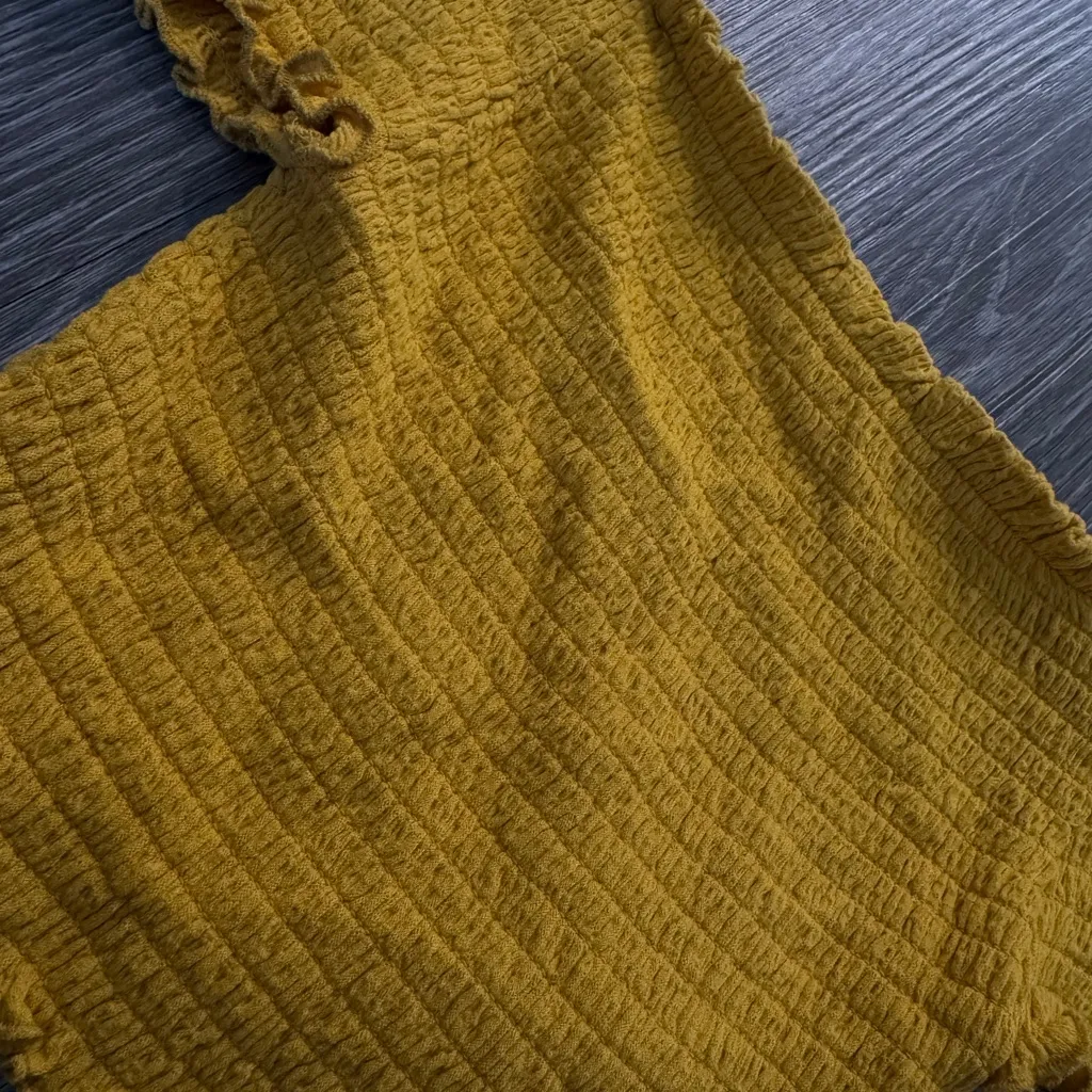 Yellow Off the Shoulder Top - Image 3