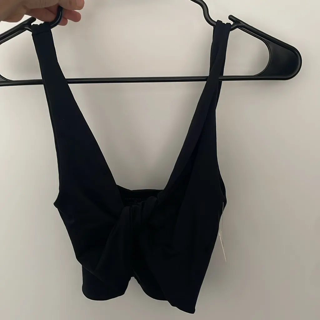 Black The Renna Seamless Twist Tank Top Size S/M - Image 2