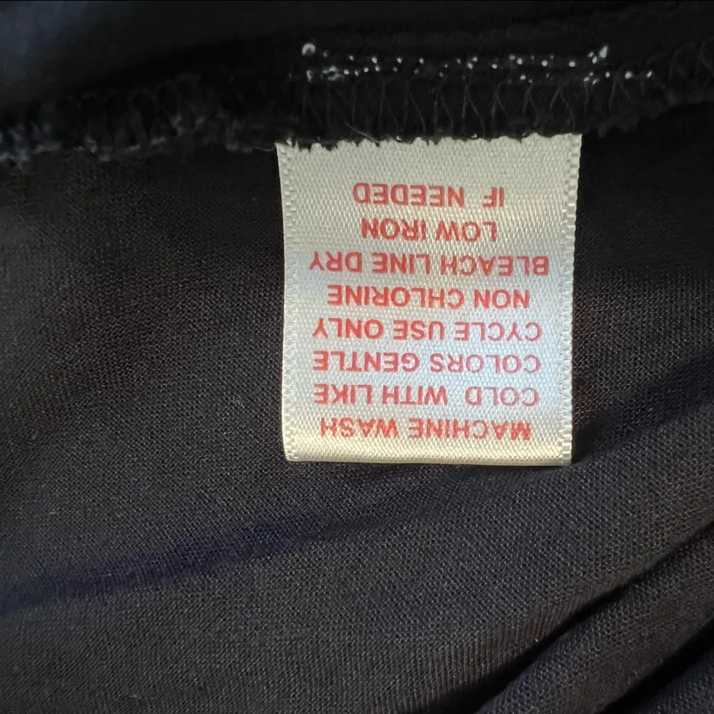 True Destiny black sheer embroidered dress S - Image 13