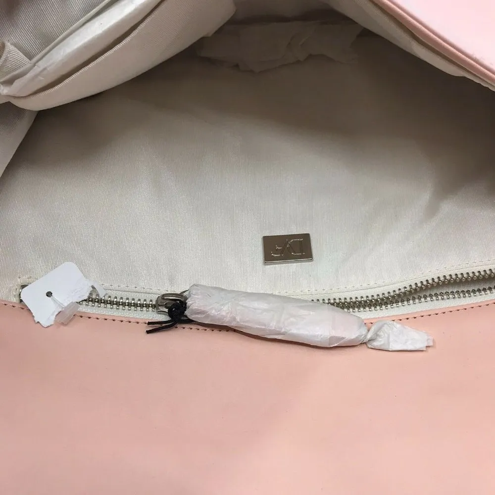 DIANE VON FURSTENBERG White Croc Embossed Shoulder - Image 4