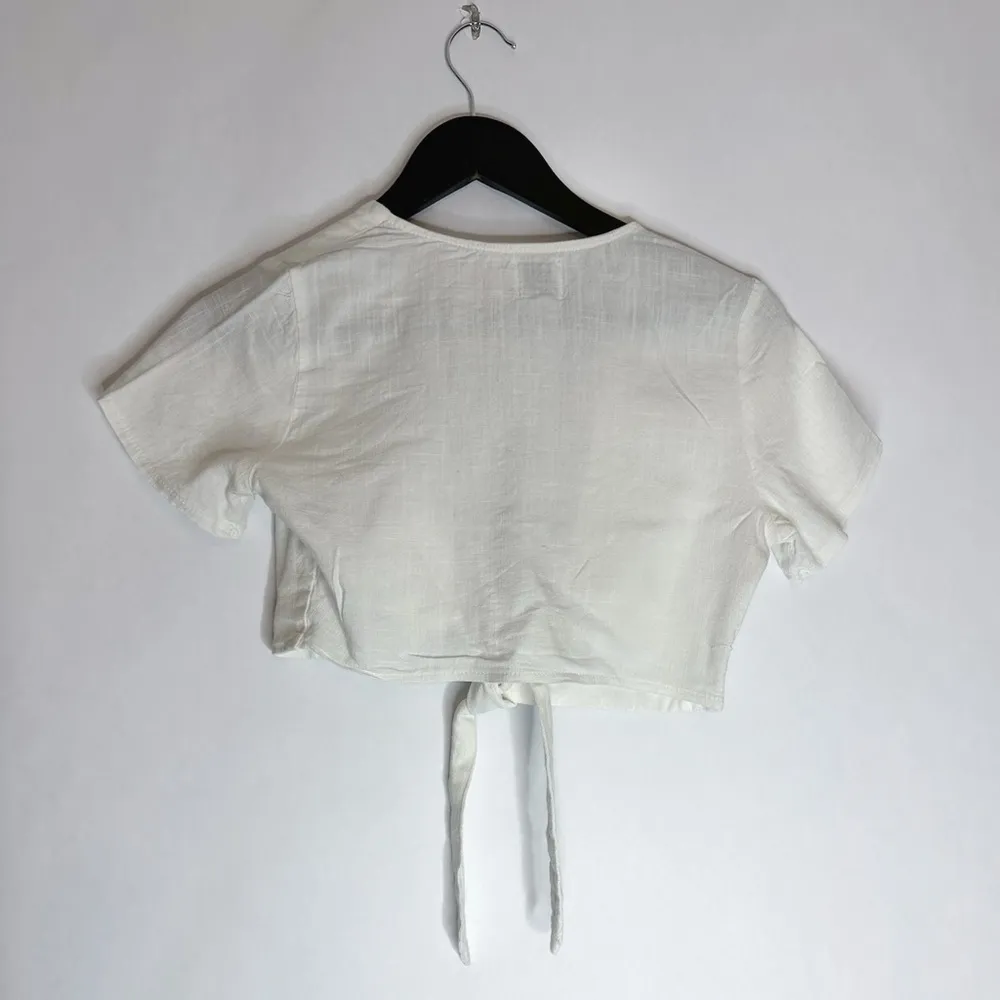 Beach House Tie Front White Off White US Size 4 - Image 10