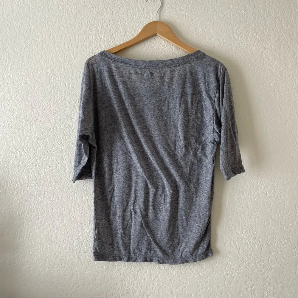 American Eagle short sleeve Heathered top - Image 3