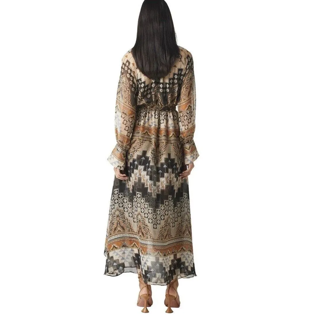 NWT PALOMA DRESS IN ALHAMBRA MOSAIC By Misa Size XS - Image 4