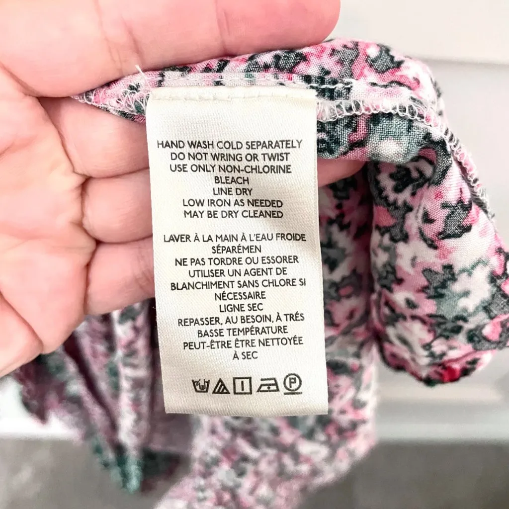 Free People One I Love Midi Dress Classic Combo Blue Red Floral Size XS - Image 3