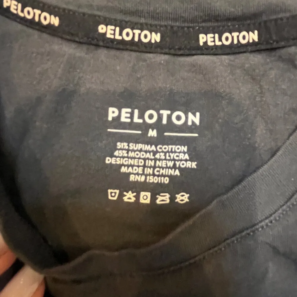 Peloton Agility Racer Logo Tank Top - Black Size Medium Biking Bike Bicycle Tee - Image 9