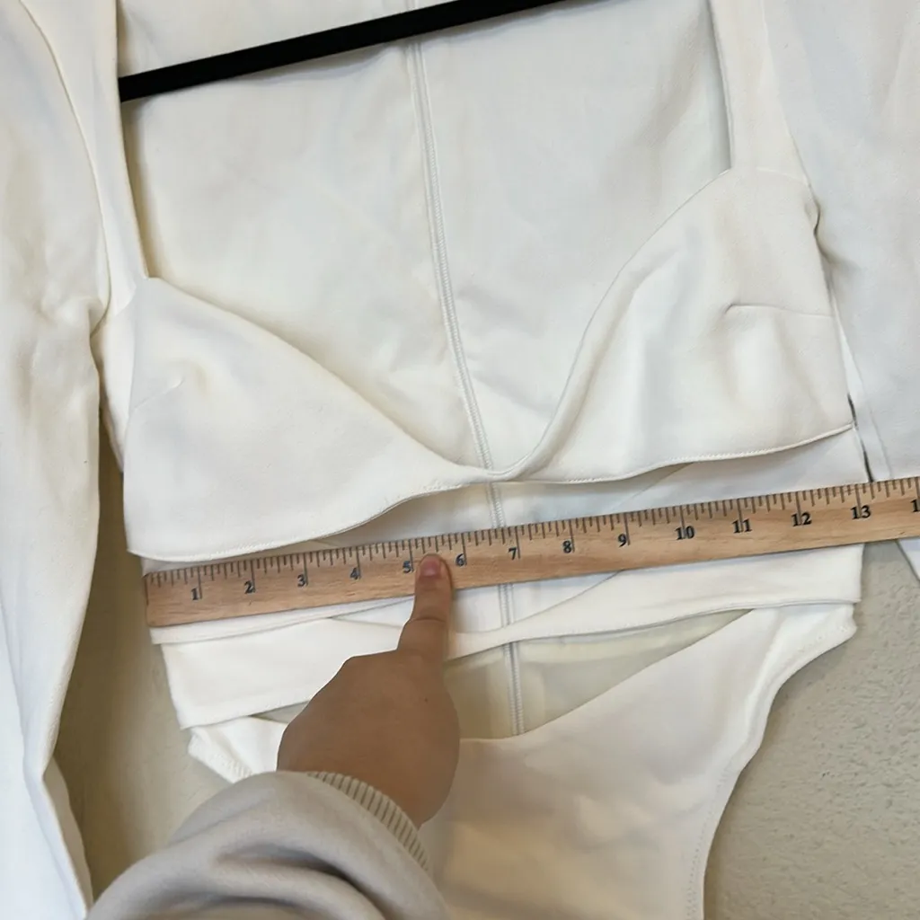 HOUSE‎ OF CB 'Danica' White Cutout Bodysuit NWOT size S - Image 7