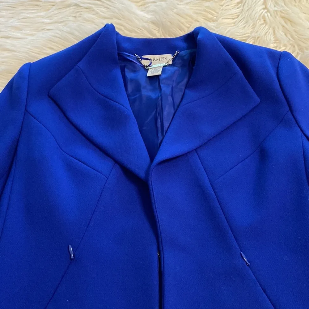 CARMAN Mark Valvo Women’s Blazer size S excellent condition length 26” - Image 10